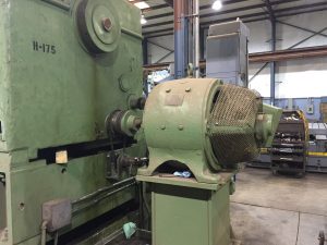 Despite being more than a century old, we got this motor up and running again using electronic drives.
